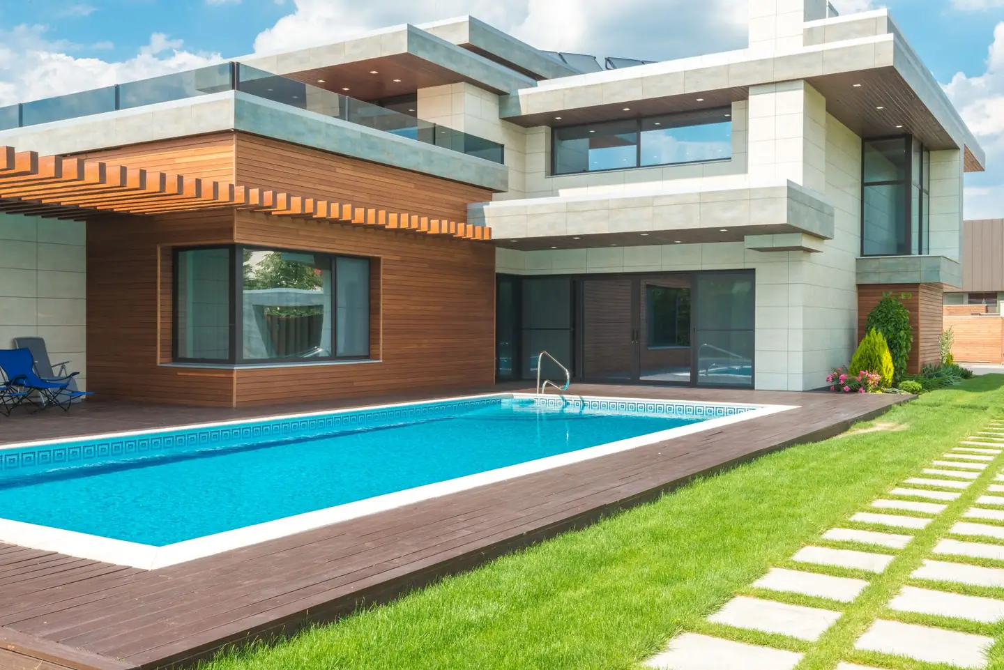 Swimming pool built in North Hill, NSW